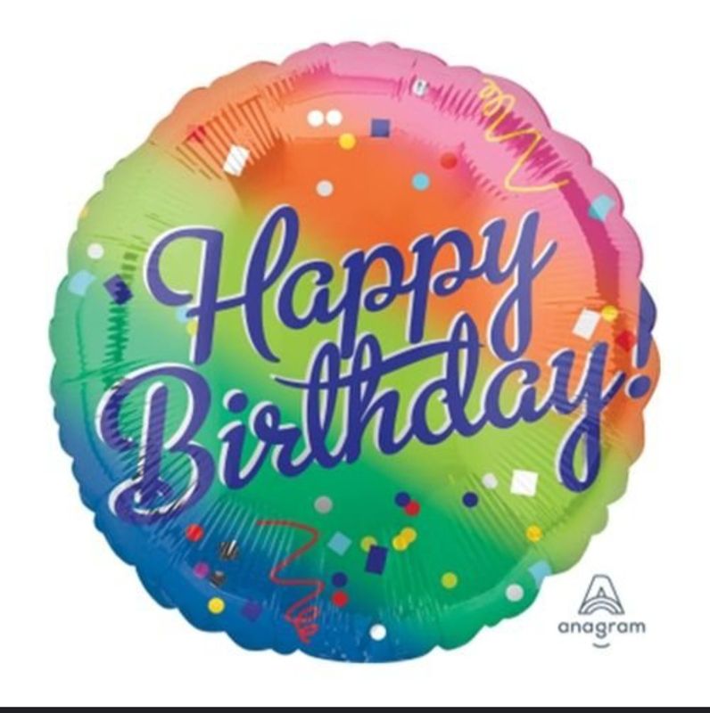 Happy Birthday Foil Balloon