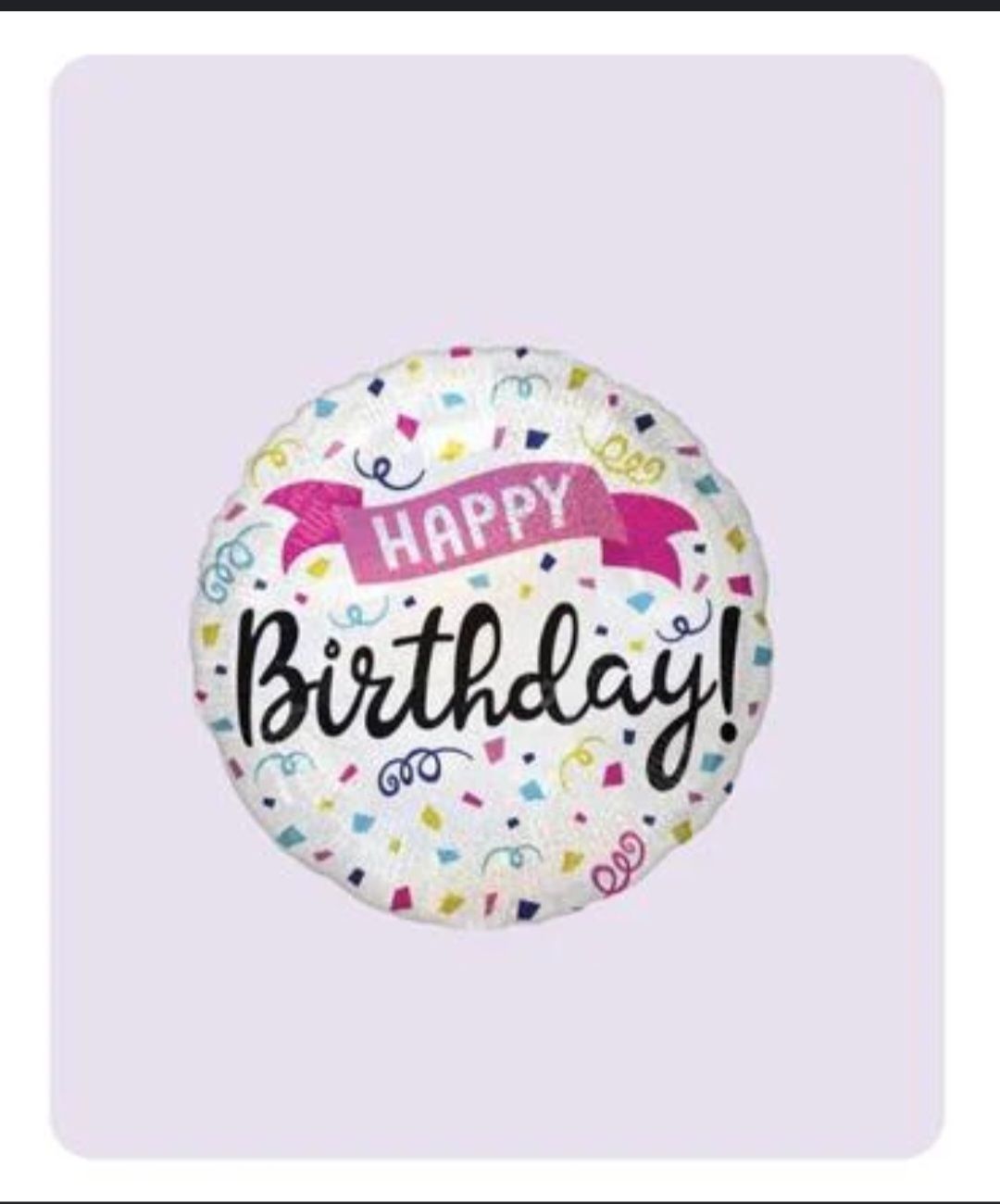 Happy Birthday Foil Balloon