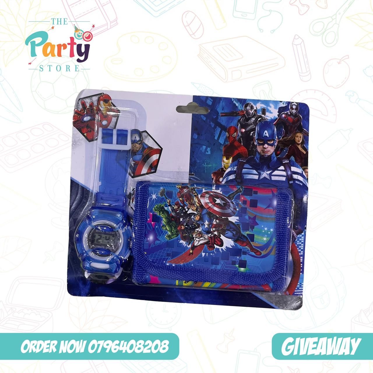 Avengers Wallet And Watch