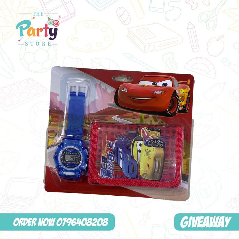 Cars Wallet And Watch