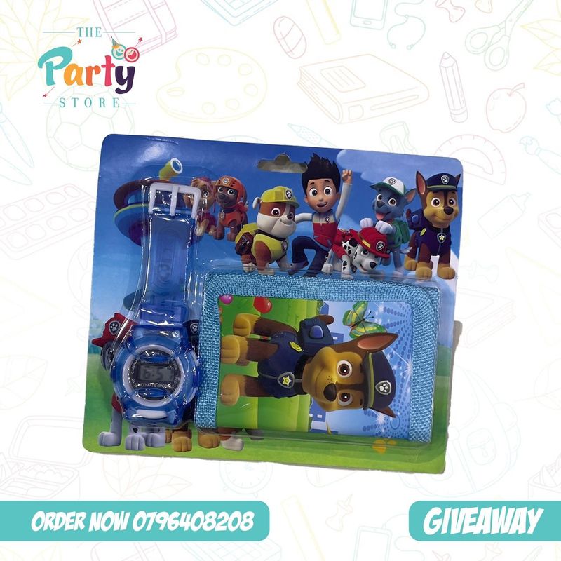 paw Patrol Wallet And Watch
