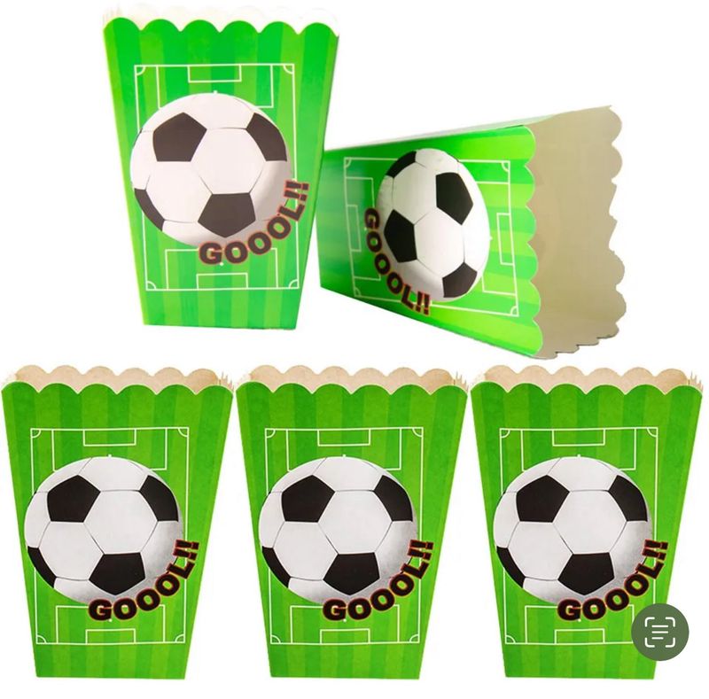 Soccer Popcorn Box /10 PCs