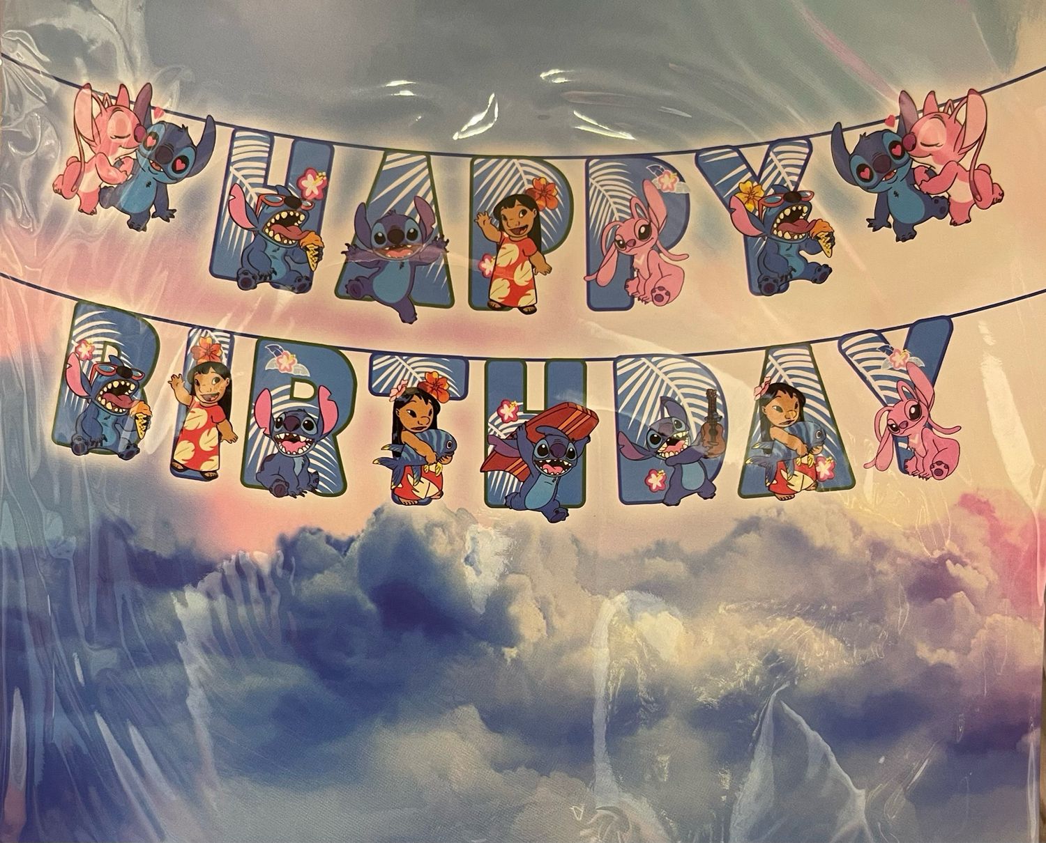 Happy Birthday Banner Stitch
