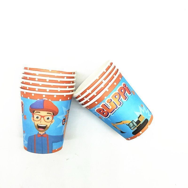 Blippi Paper Cups /10 PCs