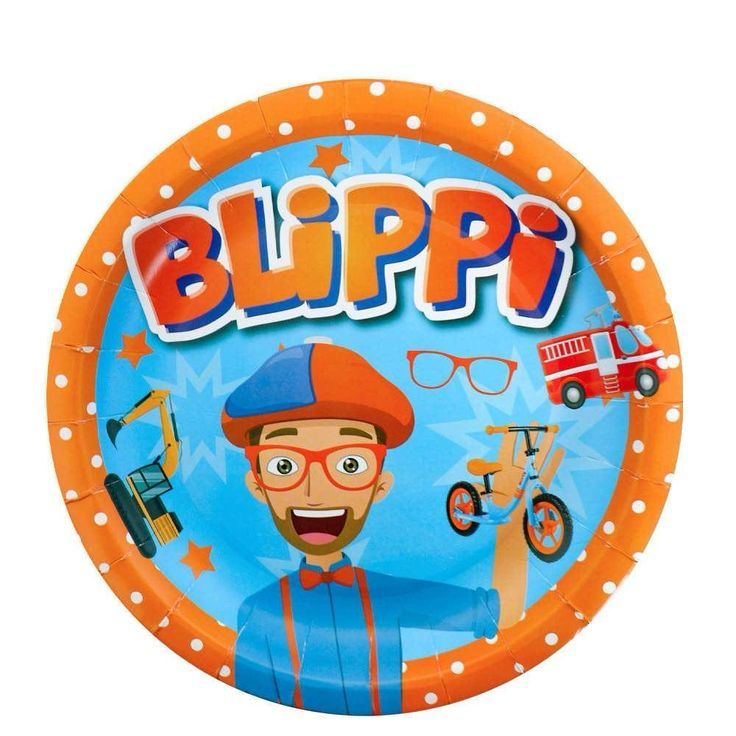 Blippi Plates /10 PCs