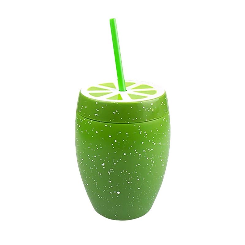 Green Lemon Plastic Cup/1Pc
