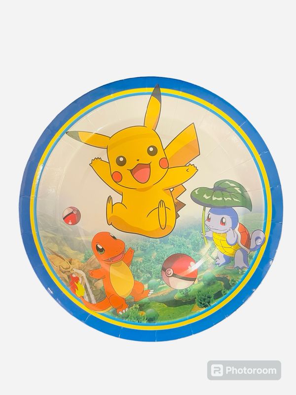 Paper Plates Pokémon /10 PCs