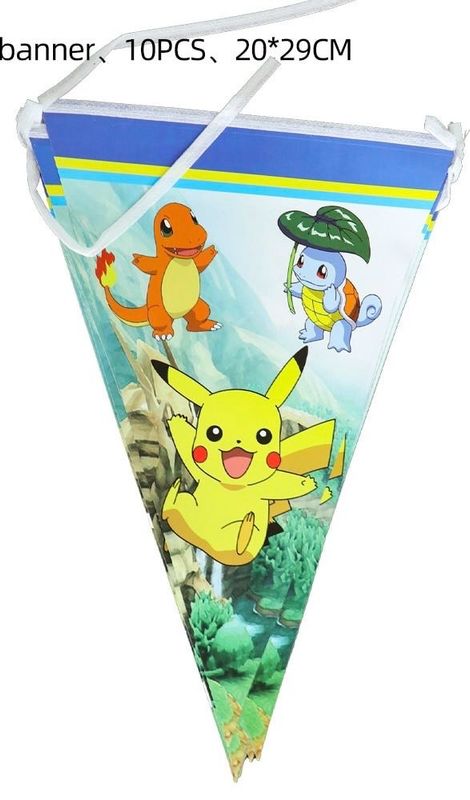 Triangle Flag Banner Pokémon
