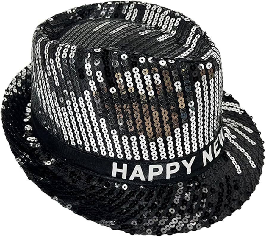 Jazz Hat Happy New Year Silver