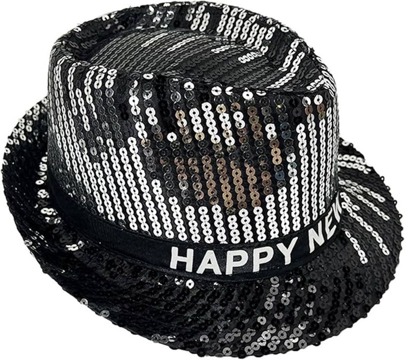 Jazz Hat Happy New Year Silver