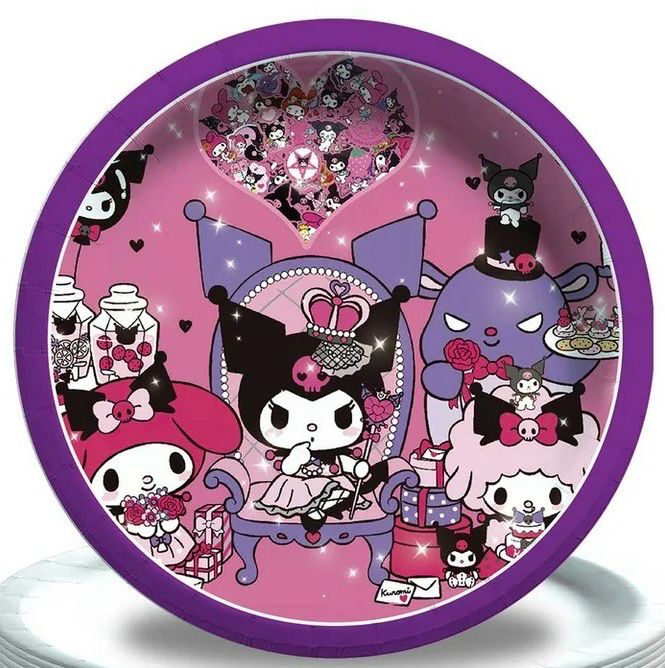 Kuromi Plates /10 Pcs