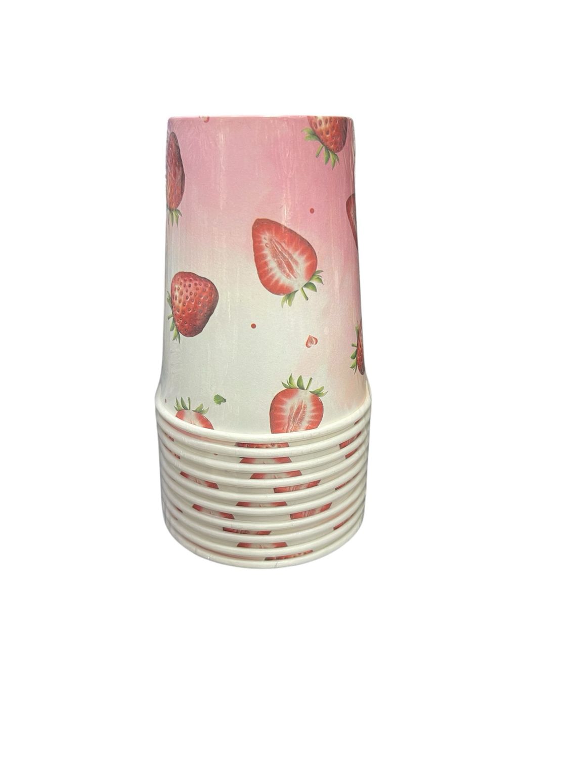 Paper Cups Strawberry/10 Pcs