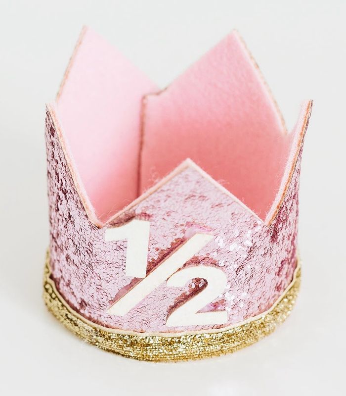 Baby Hat Half Way To One / 1 Pcs