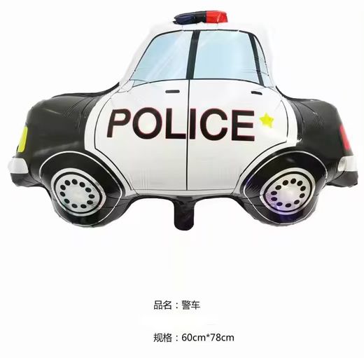 Police Foil Balloons/1 Pcs