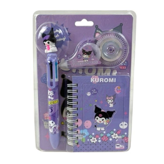 Kuromi Stationery Set