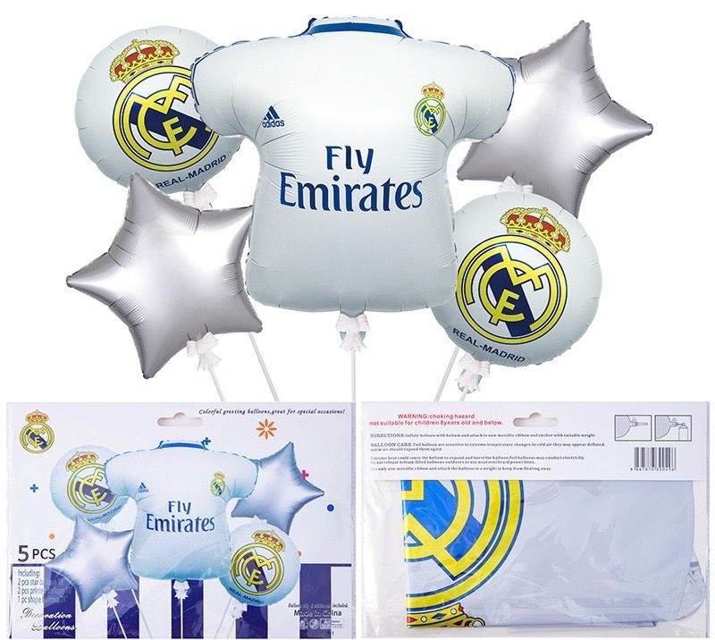 Real Madrid Balloons/5pcs
