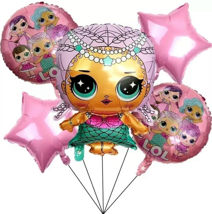 LOL Surprise Foil Balloon/5 Pcs LOL Surprise Foil Balloon/5 Pcs