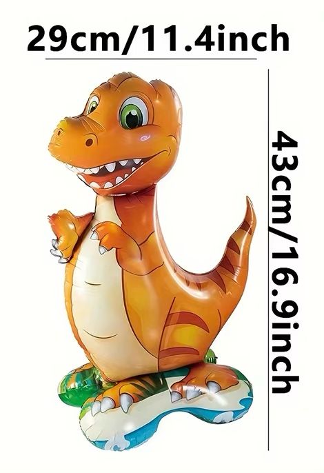 SuperShape Dinosaur Party Foil Balloon