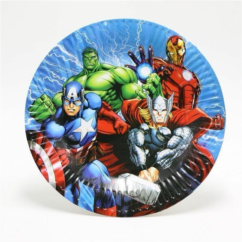 Paper Plates Avengers Multi Heroes /8Pcs