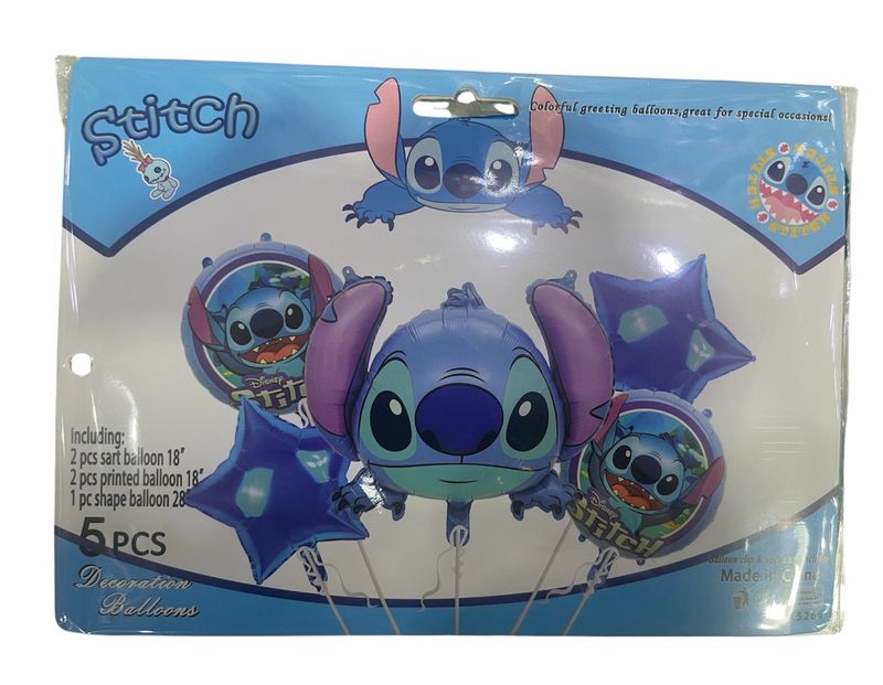 Stitch Foil Ballon’s/5pcs
