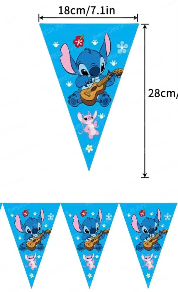Stitch Flags Banner