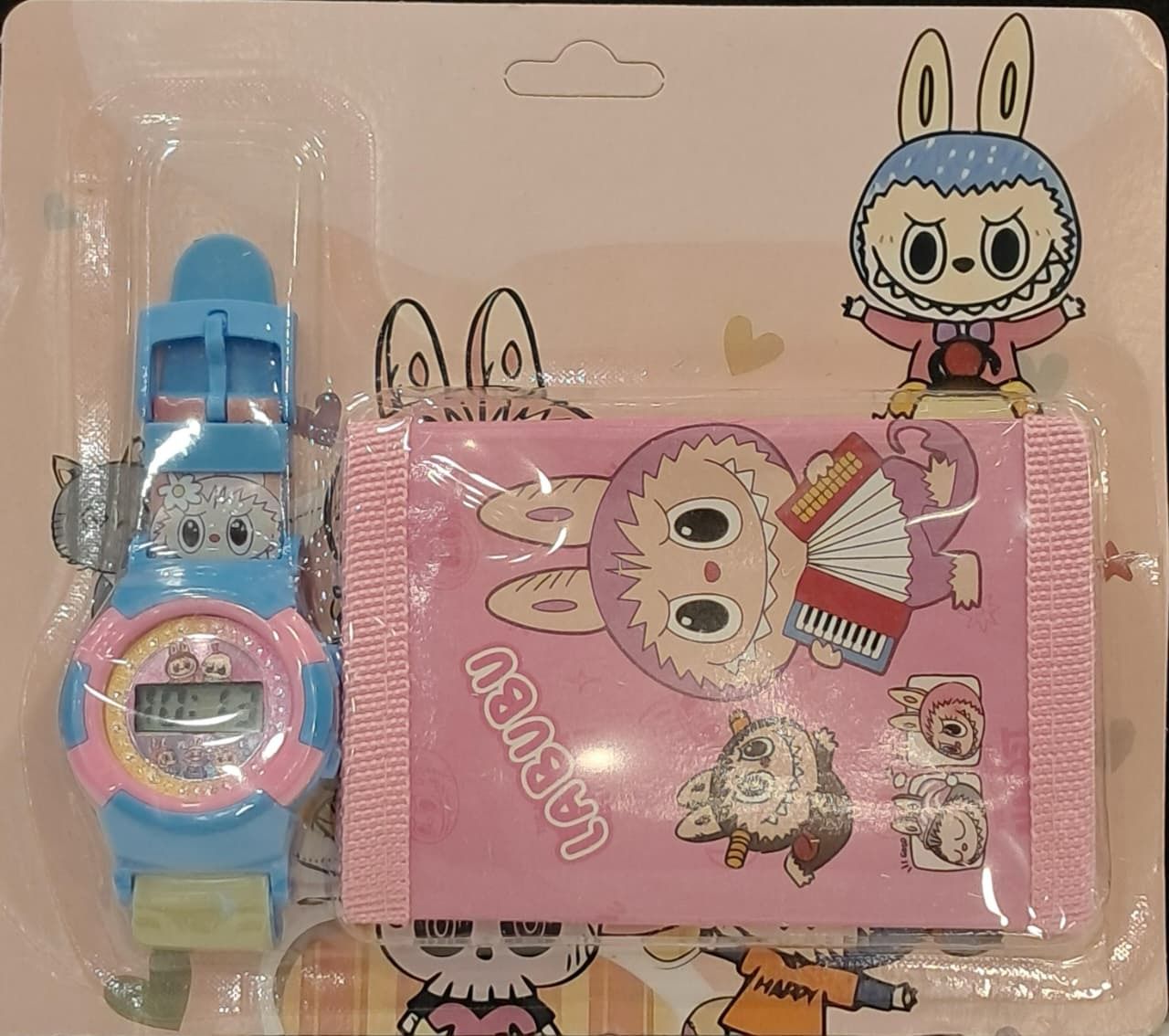 Labubu Watch And Wallet