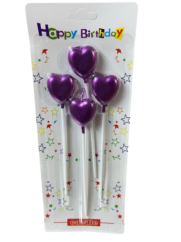 شمع قلب نهدي/١٢ كرت