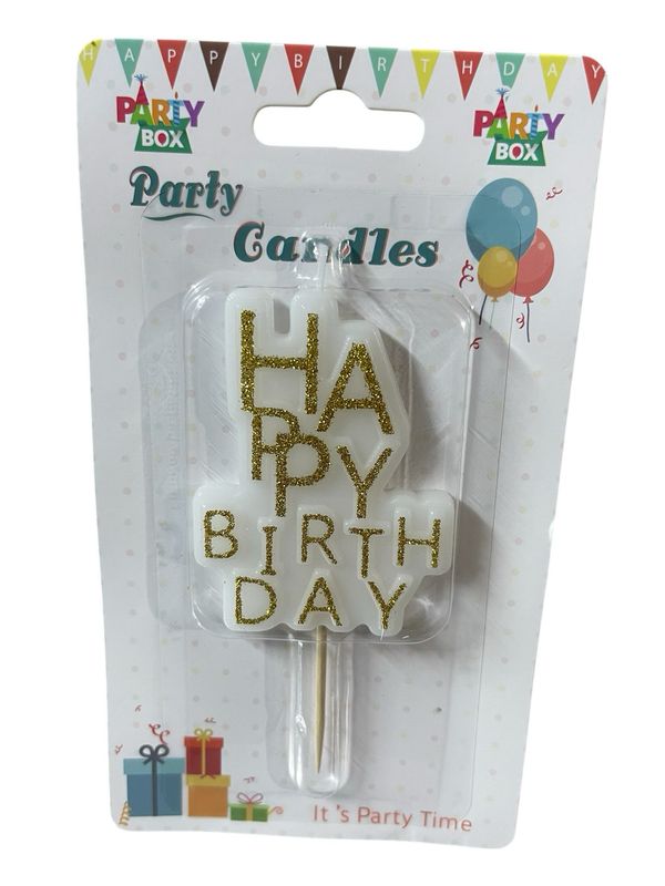 شمع ستيك ذهبي/١٢ كرت