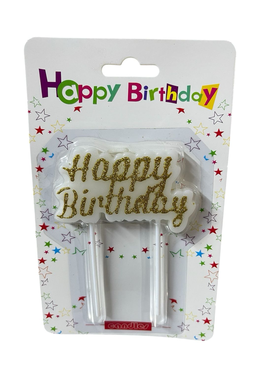 Happy Birthday Gold /12 Pcs