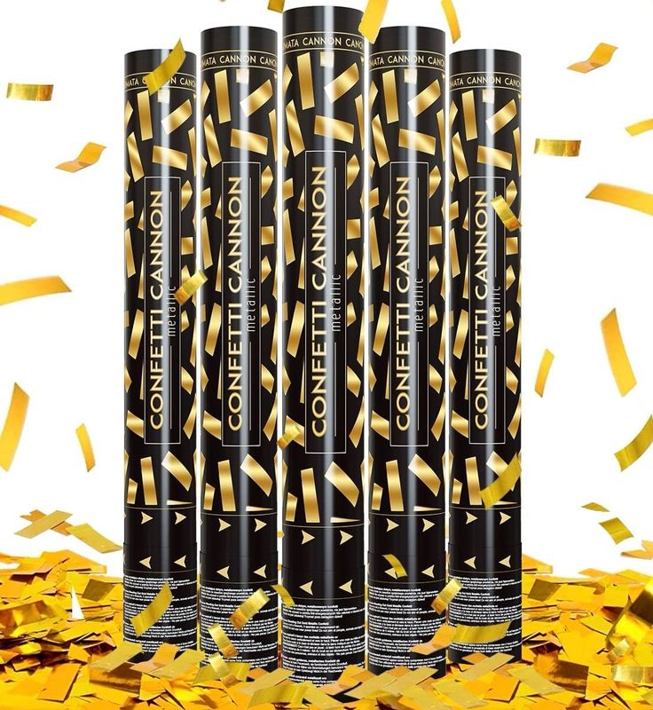 Gold Confetti Poppers /1Pc