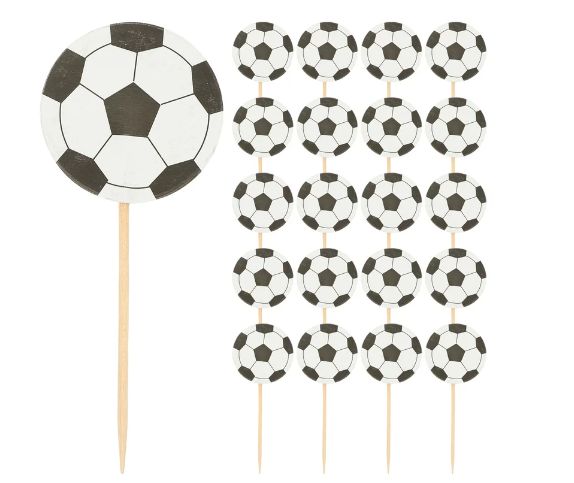 Soccer Cupcake Toppers /10 PCs
