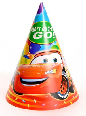 Cars Paper Hats /5 PCs