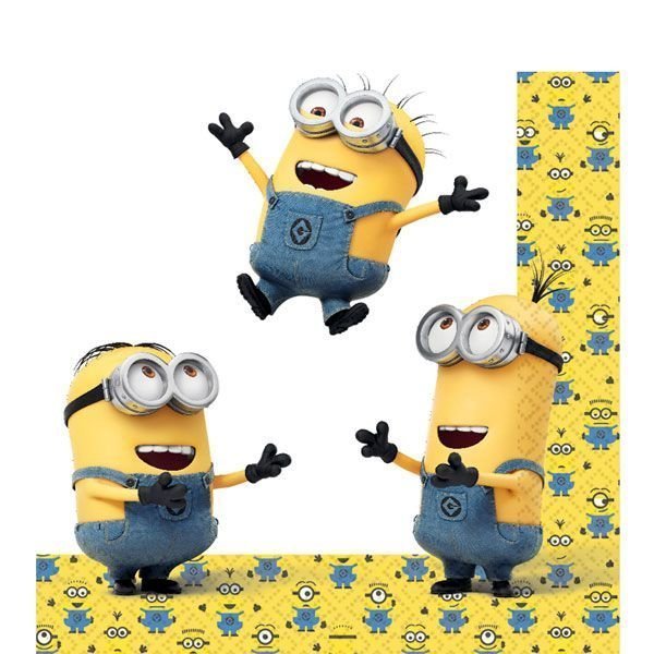 Despicable Me Minions Lunch Napkins /16Pcs