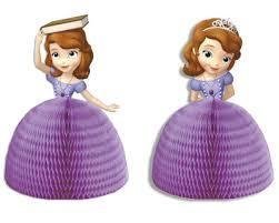 Honeycomb Decorations Sofia The First /2Pcs