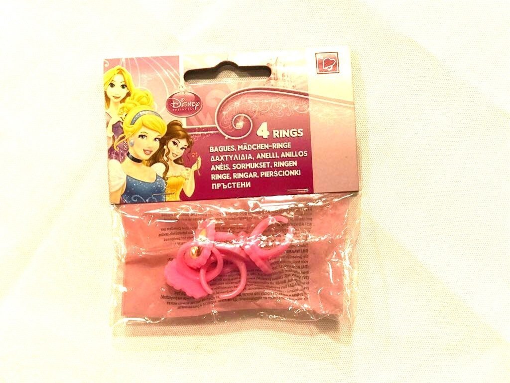 Rings Princesses Party Favors /4Pcs