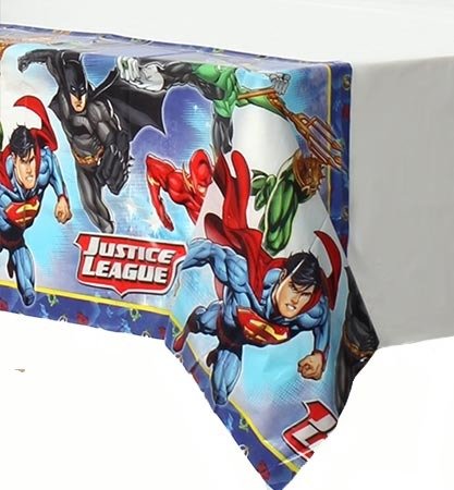 Justice League Plastic Tablecover