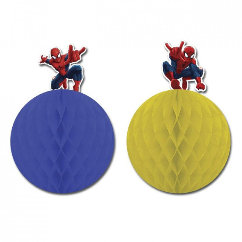 Honeycomb Decorations Ultimate Spiderman /2Pcs