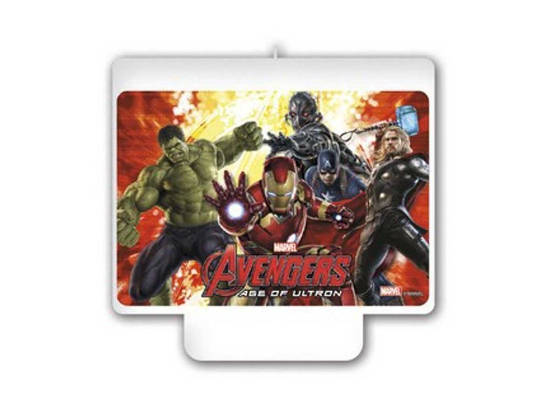 Happy Birthday Decor Candle Avengers /1Pc