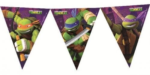 Ninja Turtles Plastic Flag Banner