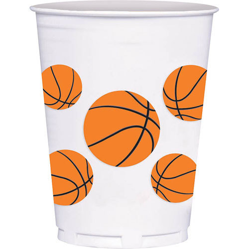Plastic Cups Basketball Fan /8Pcs