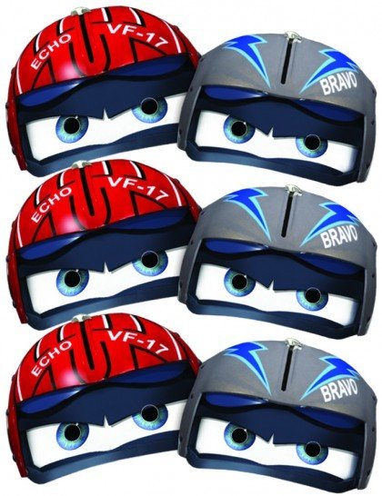 Die-Cut Masks Planes /6Pcs