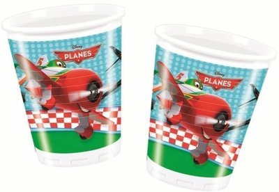 Plastic Cups Planes /8Pcs