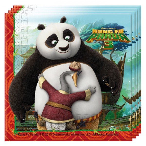 Paper Napkins Kung Fu Panda /20Pcs