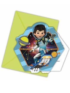 Die-Cut Invitations Miles From Tomorrowland /6Pcs