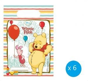 Party Bags Winnie Sweet /6Pcs Party Bags Winnie Sweet /6Pcs