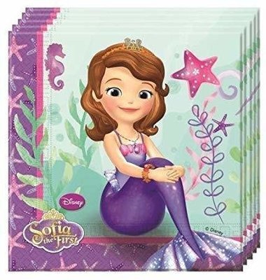 Paper Napkins Sofia The First Pearl Of The Sea /20Pcs