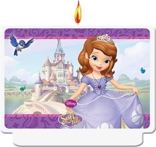 Happy Birthday Decor Candle Sofia The First /1Pc
