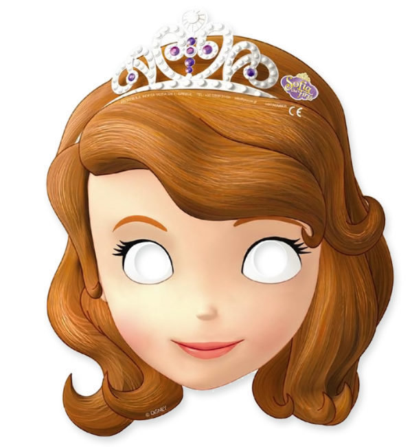 Die-Cut Masks Sofia The First /6Pcs