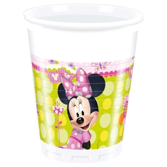 Plastic Cups Minnie Bow-Tique /8Pcs