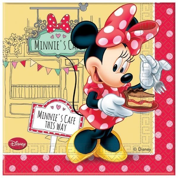 Paper Napkins Minnie Cafe /20Pcs